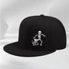 Baseball Cap with Skull and Skeleton Dog Playing Together for Outdoor Wear - Unisex Hip-hop Hat