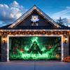 1Pc Happy Halloween! Garage Background Banners Are Perfect For Adding A Spooky Atmosphere To Patios Gardens And Themed Parties