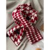 Pure Wool Scarf Women's Winter Scarf  Warm and High End  Knitted  Lazy  Children's and Parent Child Scarf