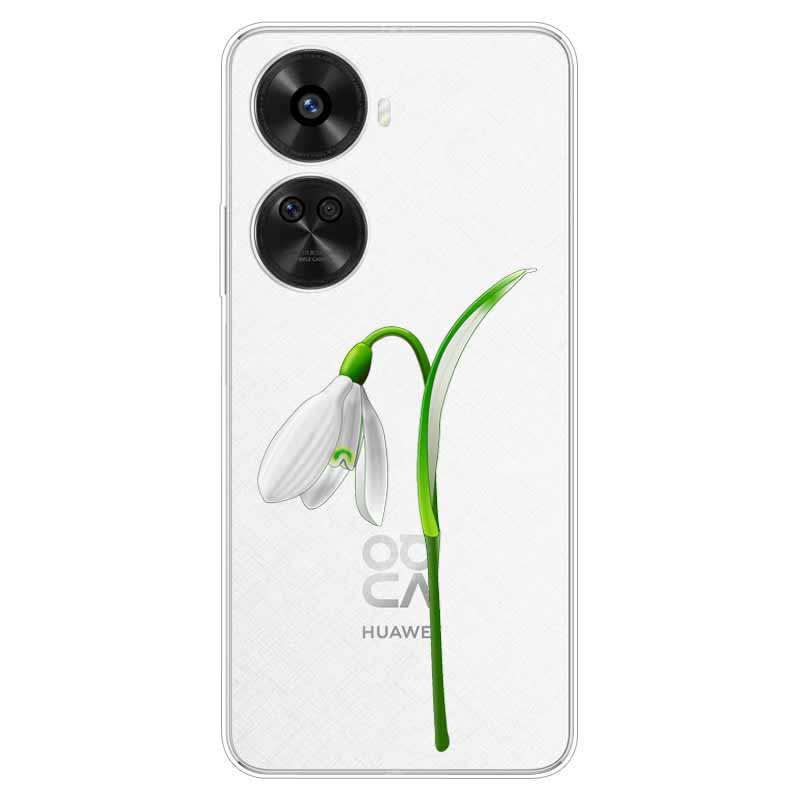 For Huawei Nova 12 SE Case Soft Girl Shockproof Phone Cover for Huawei Nova 12SE Case BNE-LX1 TPU Clear Transparent Silicone