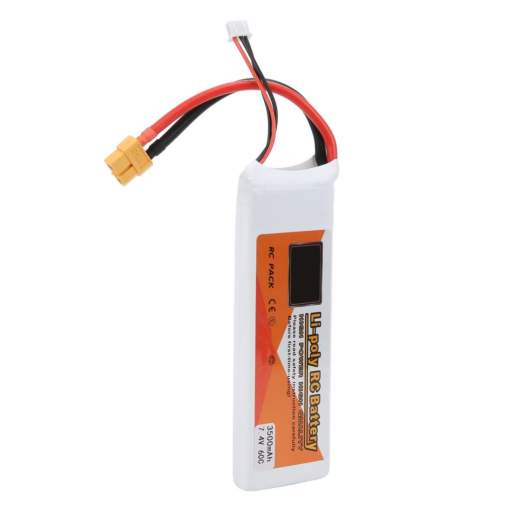 7.4V 3500mAh 2S 60C Lipo Battery XT60 Plug Rechargeable for RC Drone Helicopter Car Model