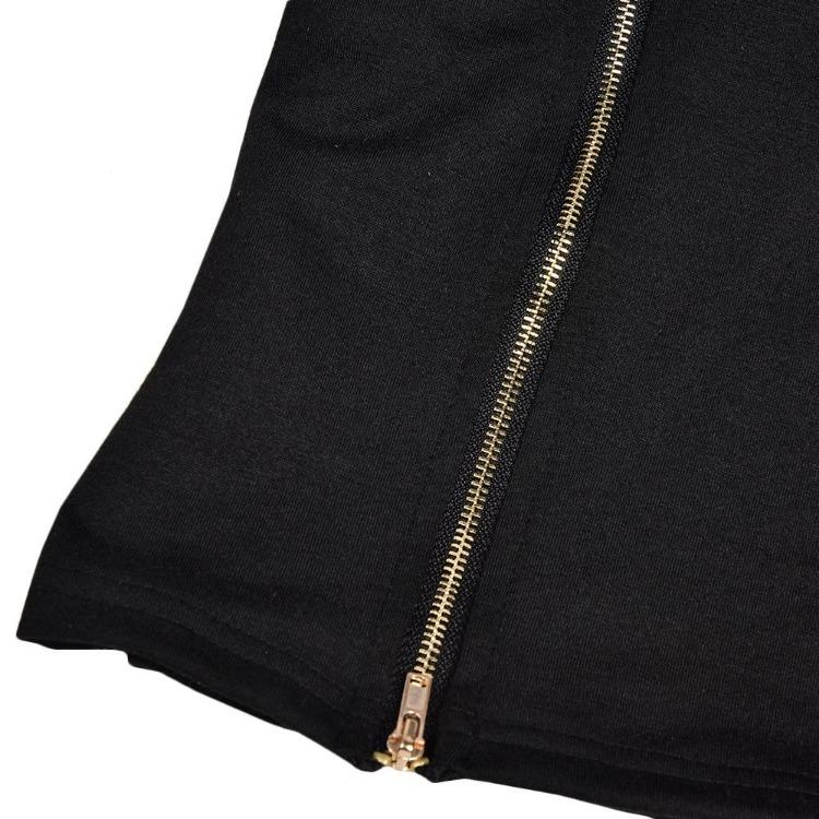 Women Fashion Bodycon Short Dress Casual Short Sleeve Hoodie with Letter Pattern Drawstring Zipper Hoody