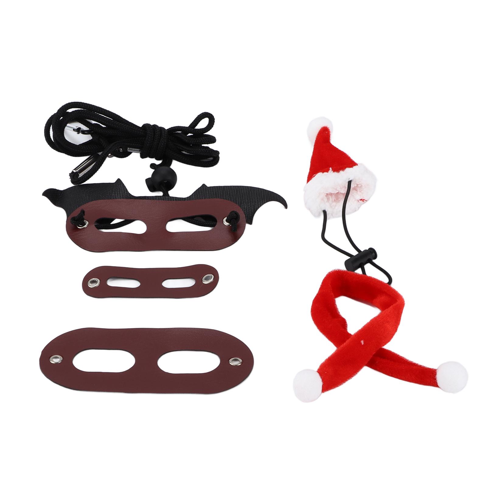 Шапка Санты Шарф Поводок-шлейка для ящерицы Регулируемый Мягкий Поводок-шлейка для бородатой агамы для рептилии