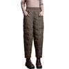 Pantaloni Harem da Donna Elastici a Vita Alta Leggeri Pantaloni Imbottiti con Grandi Tasche Spessi Caldi Pantaloni Trapuntati