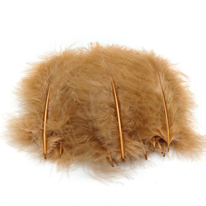20Pcs Turkey Marabou Feathers Plumes DIY Creative Leisure Decoration Wedding Carnival Handicrafts Accessories Fly Tying Material