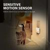 LED Night Light EU US UK AU Plug In Smart Motion Sensor Light Wall Lamp for Home Aisle Hallway Stair Kitchen Bedroom Night Lamp