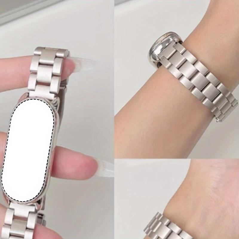 Stainless Steel Metal Watch Band for Xiaomi Band 9 8 Miband 10 10 NFC Replacement Watchband