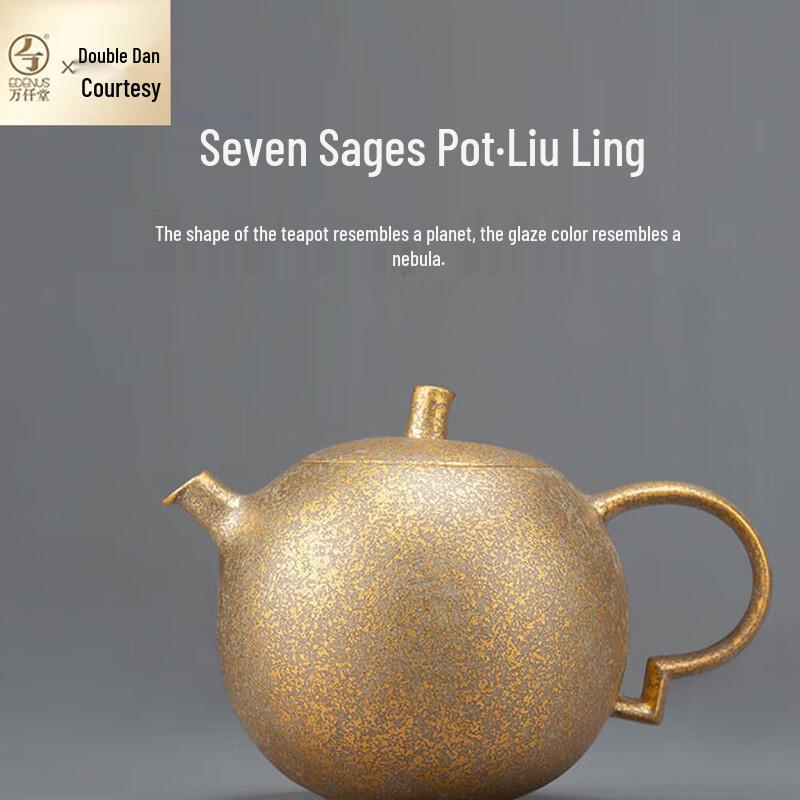 Edenus Ceramic Kung Fu Teapot