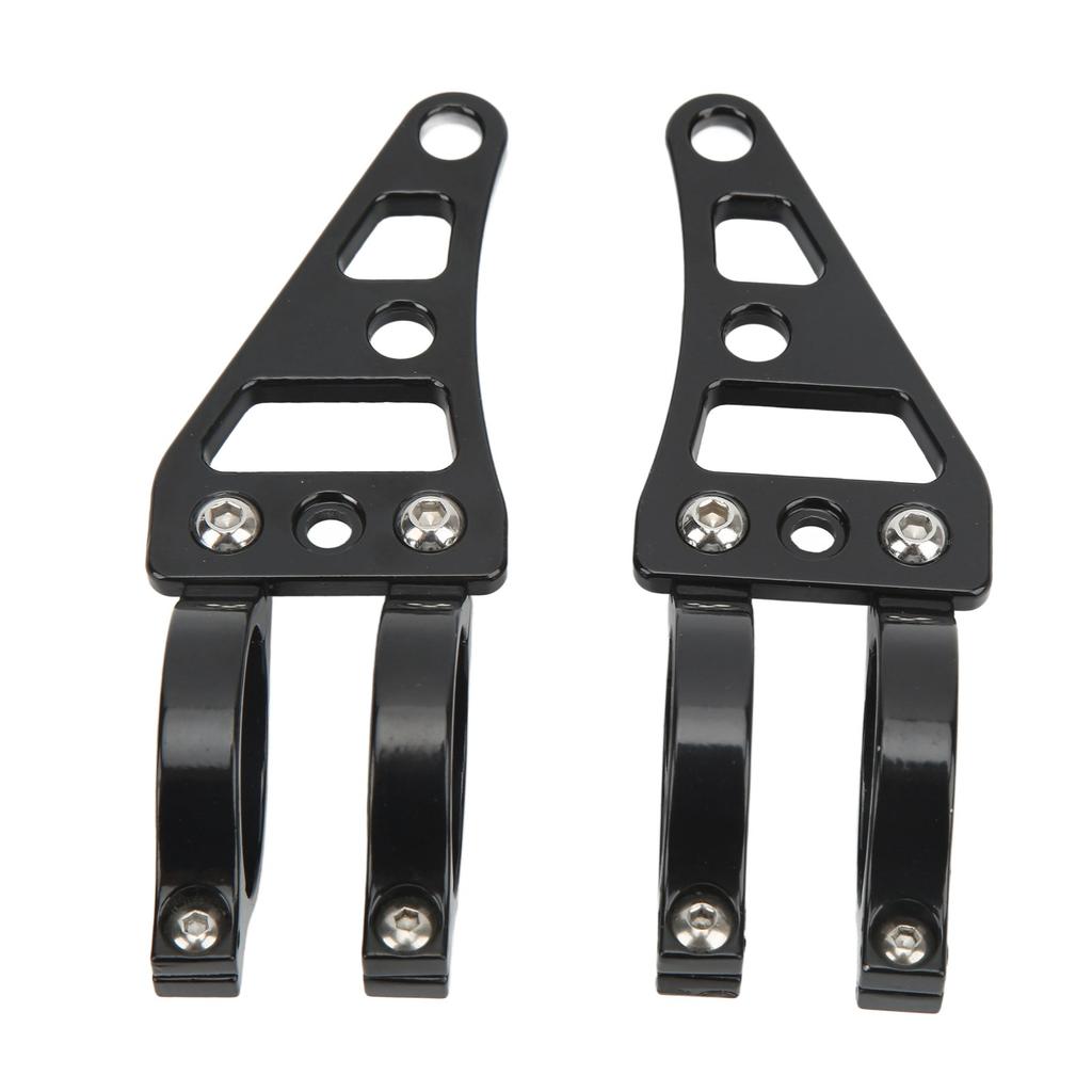 2 Pcs Fork Headlight Mount Bracket 41mm Motorcycle Head Lamp Holder Clamps Replacement for Suzuki