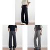 Summer Mens Wide Leg Pants With Ice Silk Fabric For Casual Wear Young Adults