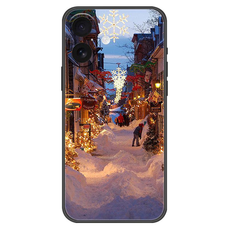 For IPhone 17 Pro Max 17Air Case Christmas Painted Funda Soft TPU Silicon Phone Cover For IPhone Air 17 17Pro 17ProMax Case Etui