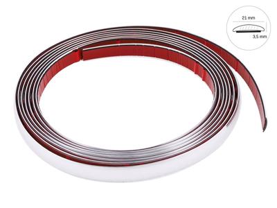 Decorative Strip, Chrome, 21 Mm X 5 M (58991)