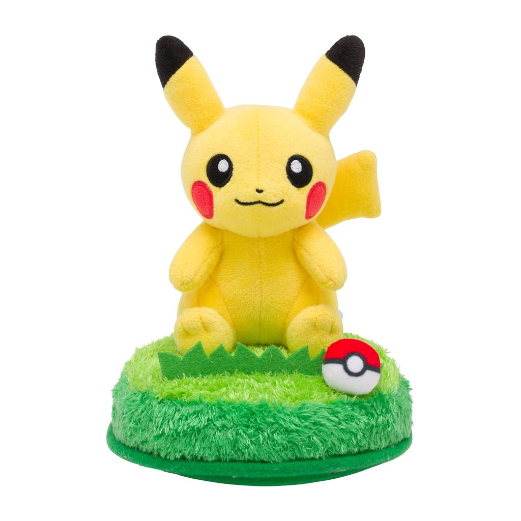 Originální plyšový stojánek na smartphone Pokémon Center s motivem Pikachu, 17 x 15 x Š x 16,5 (HD cm)