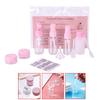 11Pcs Travel Refillable Bottle Set Cosmetic Lotion Toner Spray Shampoo Essentials Cream Bottle Empty Container For Toiletries