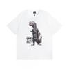 Short Sleeve T-Shirt Couples Street Style Letter Print Loose Fit Breathable Top