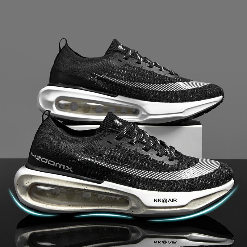 

Мужская обувь осенняя спортивная студенческая повседневная и удобная кроссовки сверхлегкие амортизирующие воздушная подушка усиливающая обувь летающая тканая мужская 35