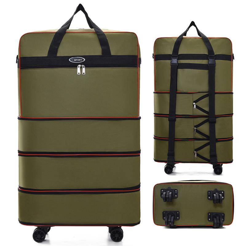 

Складная дорожная сумка большой вместимости с универсальными колесами