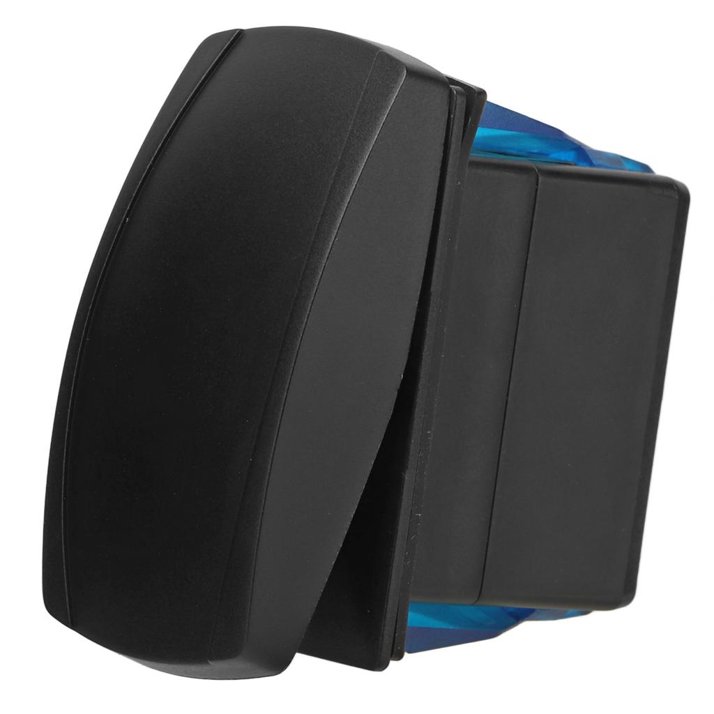 5Pin Waterproof Rocker Switch Toggle On Off Dual Pole Dual Throw LED Blue Backlit for 12?24V