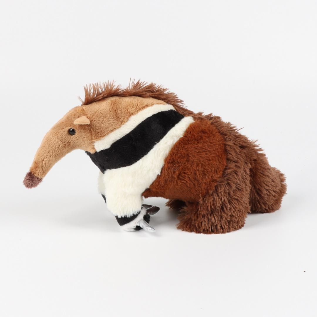 Плюшевый муравьед: Милая фигурка лошадки, кукла, плюшевая игрушка, украшение коричневый