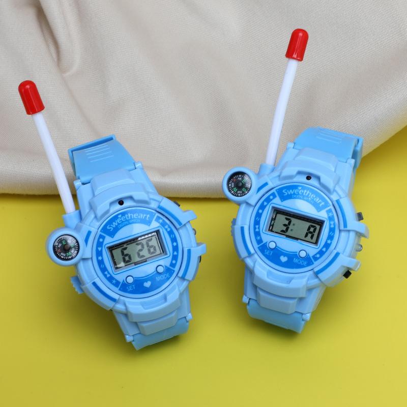 Multi-function Mini Walkie-talkie Watch Toy Children Outdoor Wireless Dialogue Pager Walkie-talkie Electronic Telephone Toy