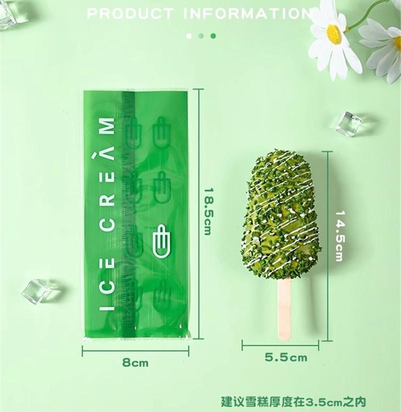 100Pcs DIY Handmade Ice Cream Candy Milk Taffy Wrapper Machine Sealing Bags New Year Gift Pastry Packaging