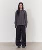Fingerhole Hooded Long Sleeve Charcoal