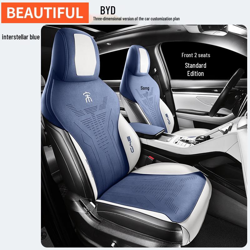 ZFL Sports Leather Seat Cushion Cover for BYD Song PLUS - All-Season Comfort
