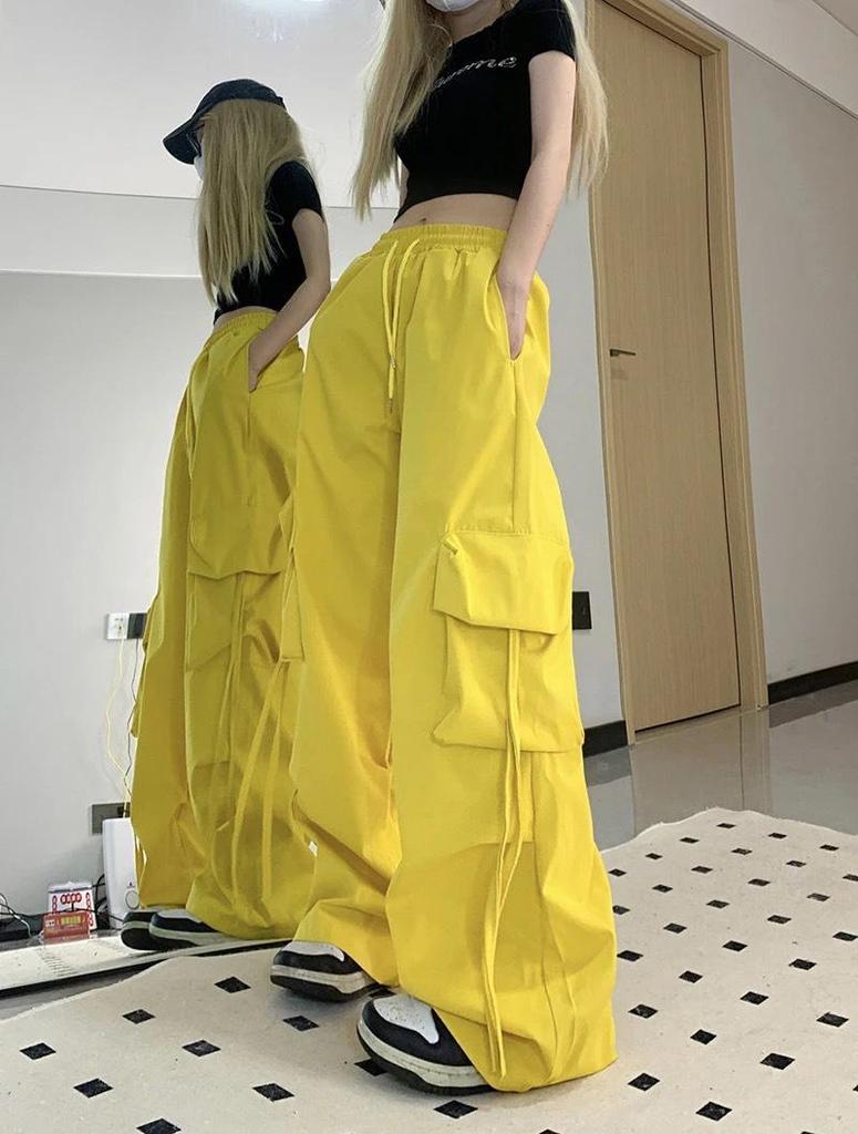 Y2K Spicy Girl Cargo Pants: Autumn Hip Hop Wide Leg Casual Fashion
