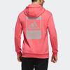 adidas Sweatshirts Men's Pink Hooded Moderate Regular FJ0178