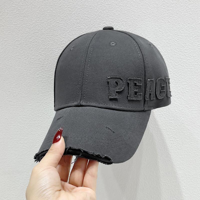 Baseball Cap Men Women Autumn Cotton Embroidered Letter Sun Hat For Casual Sun Protection