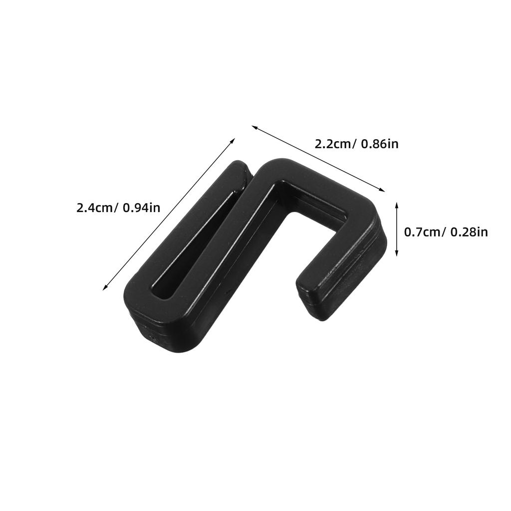 20Pcs Plastic S Hooks Multipurpose Heavy Duty Versatile S Shaped Hooks for Kitchen Wardrobe Bathroom Garage Storage