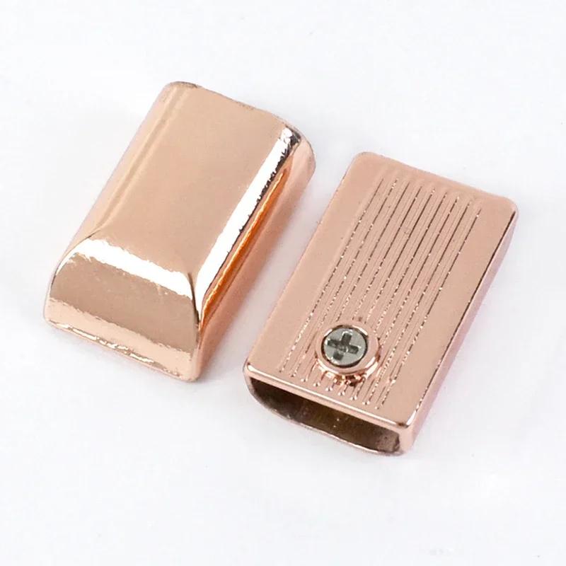 10/20/30Pcs Metal Zipper Stopper Zippers Tail Clip Zip Rope Cord Plug Head Detachable Screw Bag Clasp Sewing Hardware Accessory