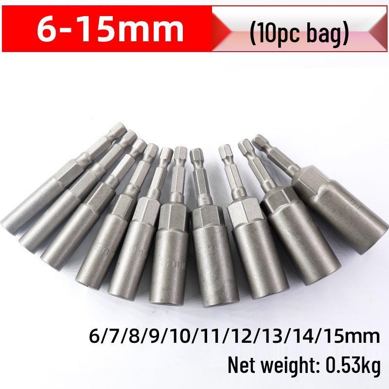 Deep Socket Extension Set for Electric Hex and Pneumatic Drills