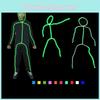 Flexible And Bright El Wire Costume Illuminated Strips Ideal For Halloween And Christmas Decor