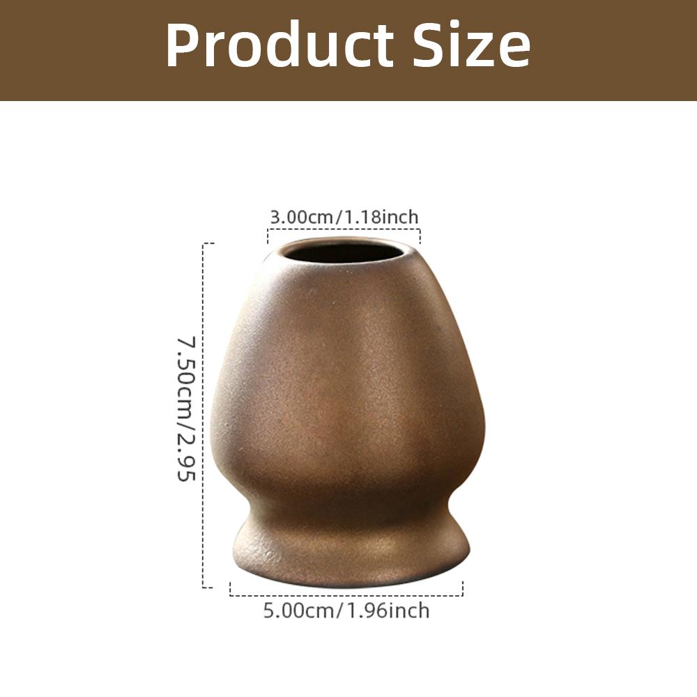 Japanese Ceramic Matcha Green Tea Chasen Holder Tea Set Accessories Stand Bowl Bamboo Whisk Grinder Brushes Tea Tools Holder