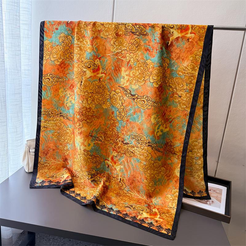 2025 New Print Scarves Women Autumn Winter Scarf Thin Shawls and Wraps Lady Hijab Stoles Luxury Designer Foulard Headband Hijabs