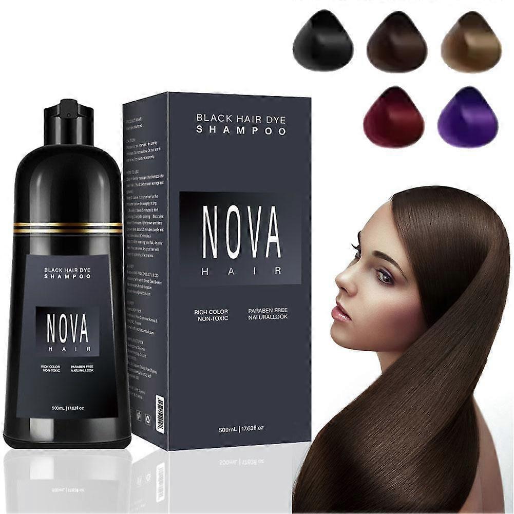 Nova Hair Dye Shampoo, Nova Hair Instant Dye Shampoo 4 Colour