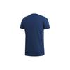 Adidas T Shirts Men's Blue Crew Neck Moderate Straight Fit CV4508