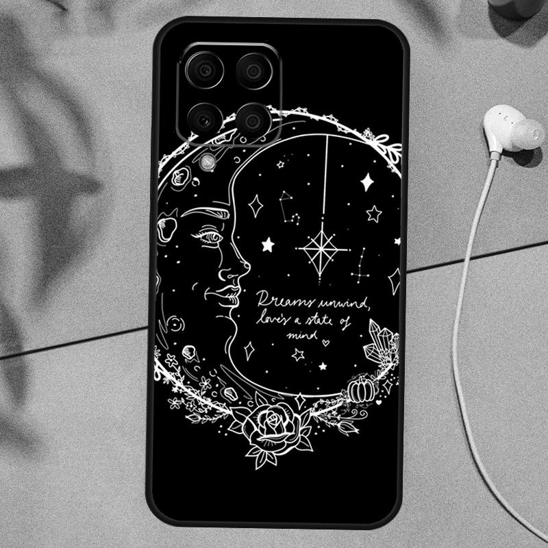 Tarot Moon Case For Samsung Galaxy M31 M11 M21 M14 M34 M54 M12 M32 M52 M15 M13 M16 M36 M56 M53 M35 M55