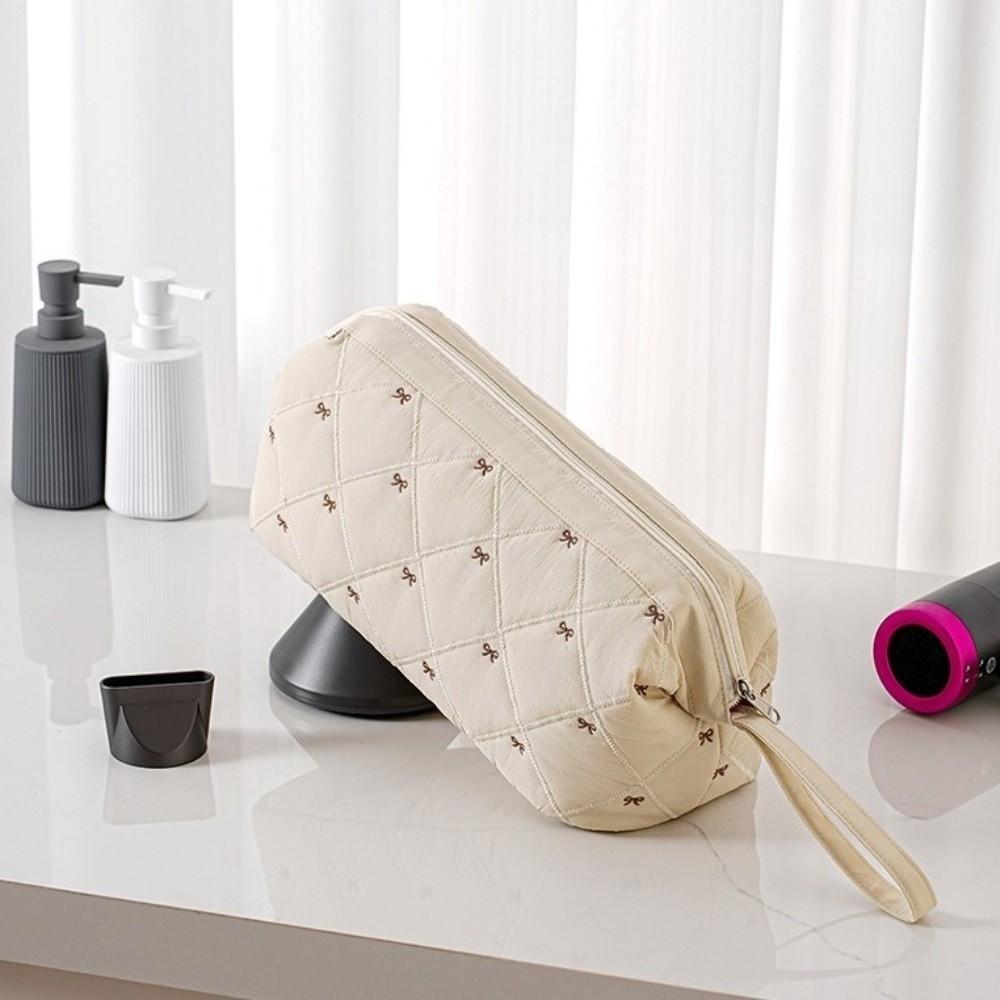 Large Capacity Travel Storage Bag Bowknot Make Up Bag Travel Wash Handbag Beauty Tools Storage