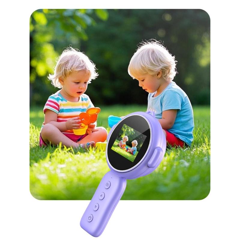 500x Magnification Microscope Handheld Magnifying Glass Support PC Educational Science Toys Pocket Microscopes for Kids