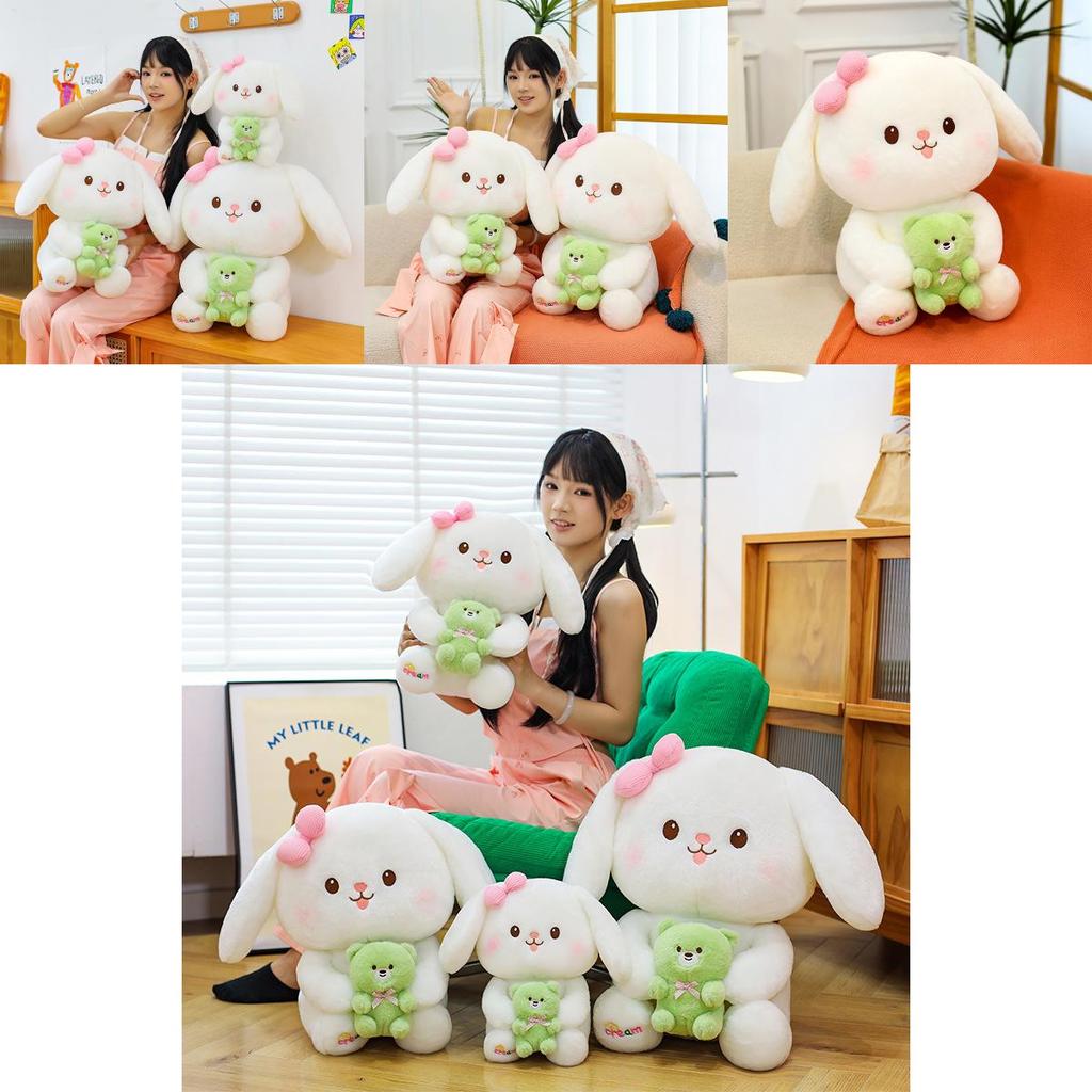 Cute Cartoon Bunny Plush Toy With Pp Cotton Filling For Kids Gift And Home Decor