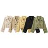 Fashion Wind 2024 New Fall Women's Clothing Stylish Easiest for Match Trench Coat Short Jacket 3046242