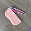 Hot! Glasses bag sunglasses protective cover convenient to go out silicone glasses case storage bag key coin purse with lanyard