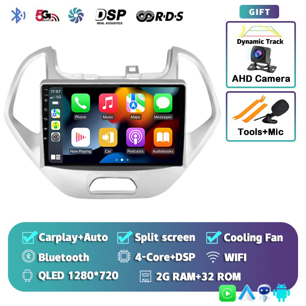 

Android 14 Carplay Auto Car Radio For Ford FIGO KA 2015-2020 Multimedia Video Player Navigation GPS DSP Audio No 2din DVD Stereo
