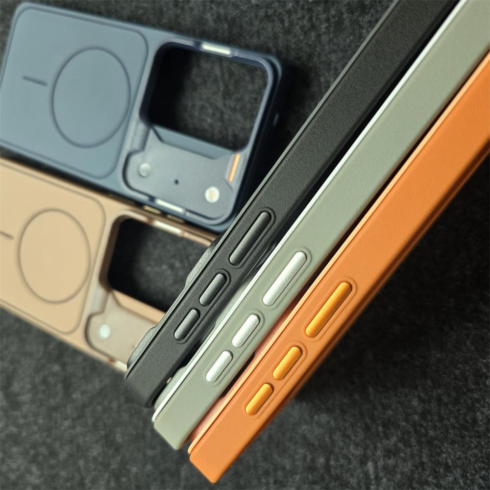 Instant Change Armor Magnetic Hard Phone Case for Samsung S26 Ultra S2 S24 S23 For Wireless Charge Lens Protect Cover