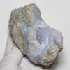 [N2 Stone Natural] Natural Mineral Blue Lace Agate Geode / Crystal | (31 | "One of a Kind" Approx. 398g, 96x81x47mm)