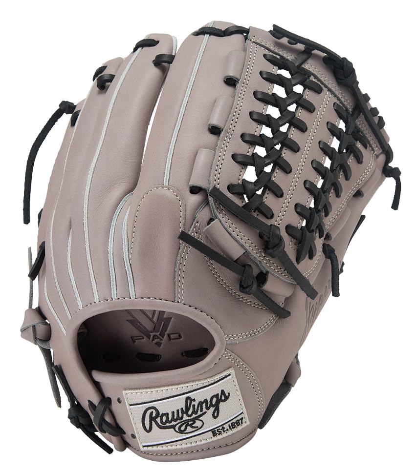 Rawlings HYPER TECH R2G GR5FHTN65 Baseball Throw Glove, Soft, All-Around, Gray, 11.75 Inches, Right-Handed