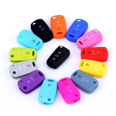 Silicone Car Key Case Remote Flip Cover Bag Protector Holder for Hyundai I30 I35