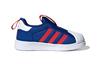 Disney x Adidas Originals SUPERSTAR 360 Slip Resistant Abrasion Resistant Low top Toddler Shoes Blue Infant And Toddler FW1990